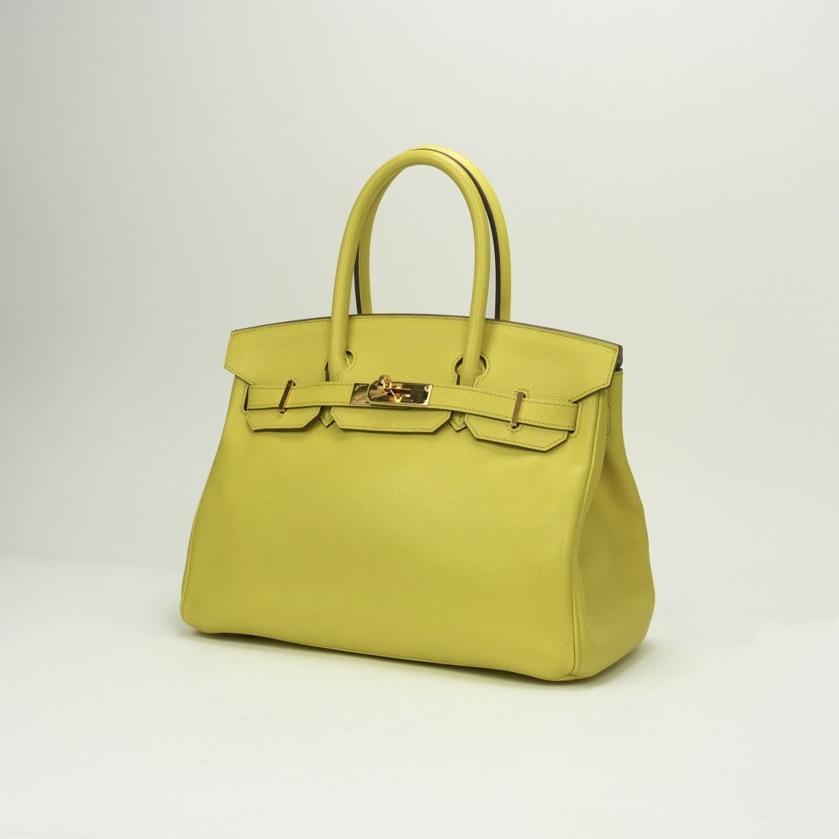HERMES HERMES Birkin 30 Birkin 30 Bag Tote Bag Epson Souffle SOUFRE Yellow Gold Hardware Handbag Vo Epson