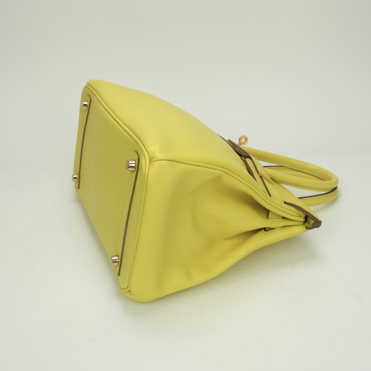 HERMES HERMES Birkin 30 Birkin 30 Bag Tote Bag Epson Souffle SOUFRE Yellow Gold Hardware Handbag Vo Epson