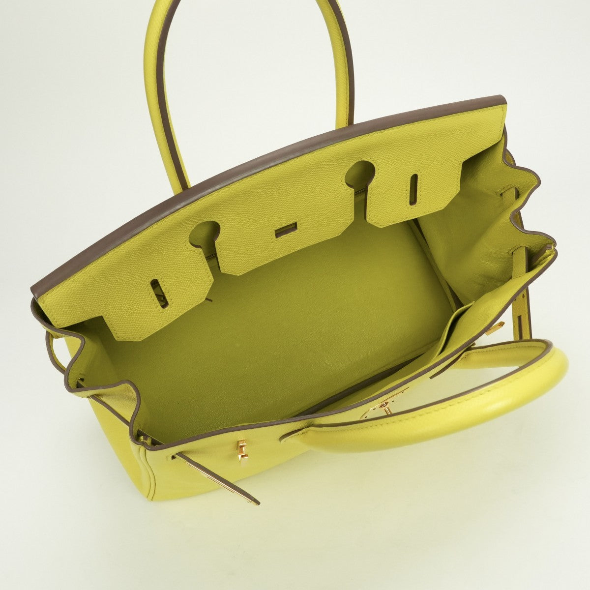 HERMES HERMES Birkin 30 Birkin 30 Bag Tote Bag Epson Souffle SOUFRE Yellow Gold Hardware Handbag Vo Epson