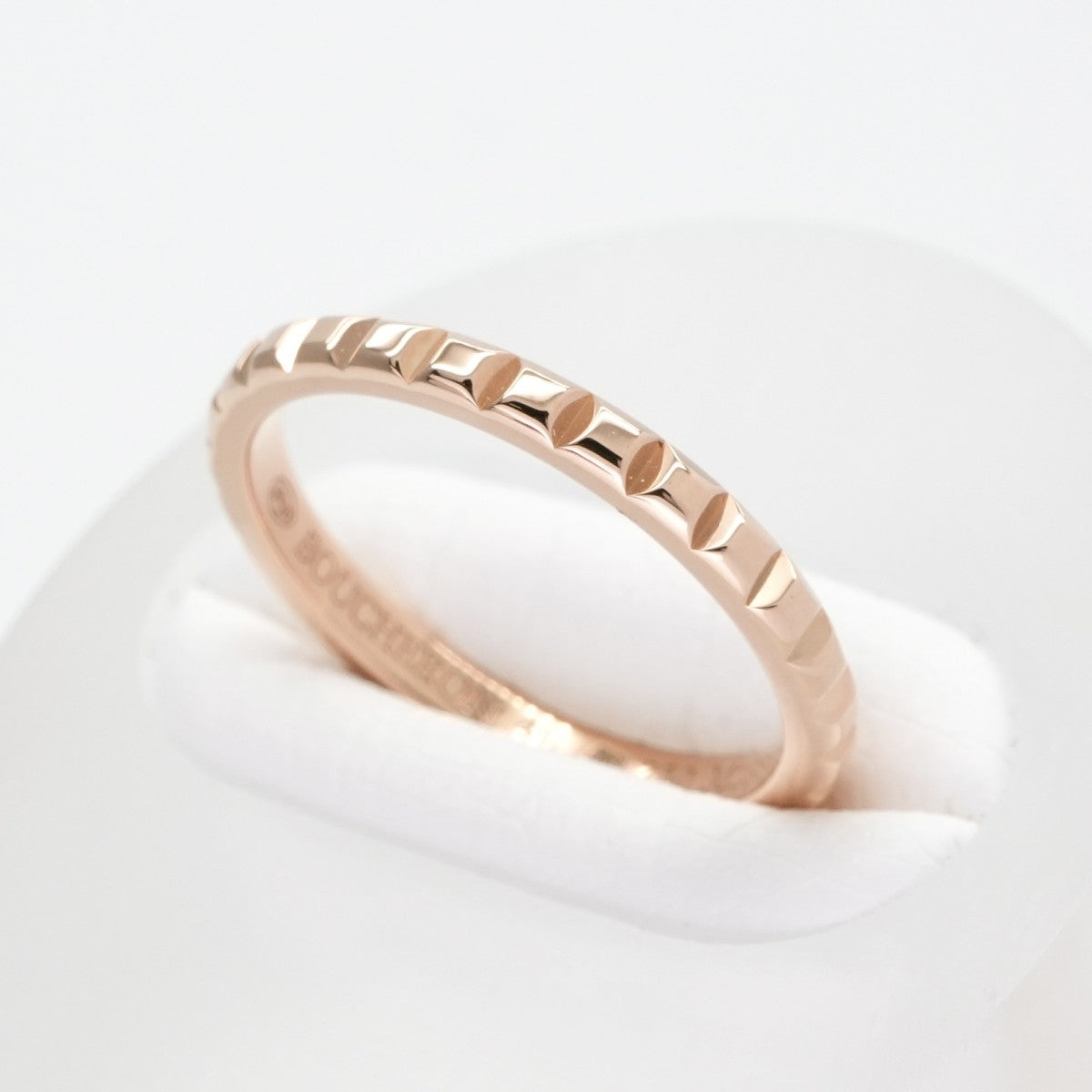 BOUCHERON BOUCHERON Cru de Paris Ring Quatre clou de Paris Cattle Ring 750PG Pink Gold Wedding Ring Marriage Ring Pink Gold