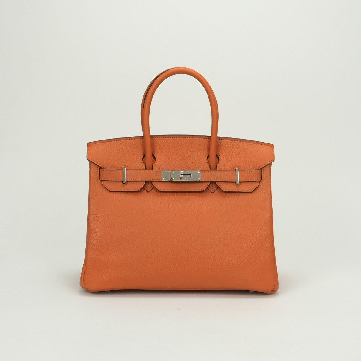 エルメス HERMES バーキン30 バーキン 30 バッグ トートバッグ エプソン オレンジ Orange シルバー金具 ヴォーエプソン ハンドバッグ