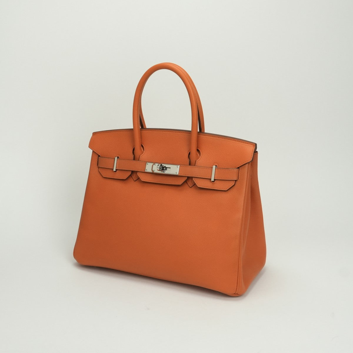 エルメス HERMES バーキン30 バーキン 30 バッグ トートバッグ エプソン オレンジ Orange シルバー金具 ヴォーエプソン ハンドバッグ
