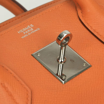 エルメス HERMES バーキン30 バーキン 30 バッグ トートバッグ エプソン オレンジ Orange シルバー金具 ヴォーエプソン ハンドバッグ