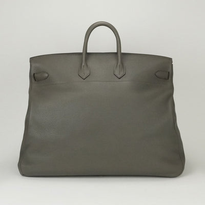 HERMES 爱马仕 OEAU塔克罗55 OEAU塔克罗55 Personal order 特别的OEAUDAR BAG TOTE BAG TODO ETAN灰金色硬件Birkin 55