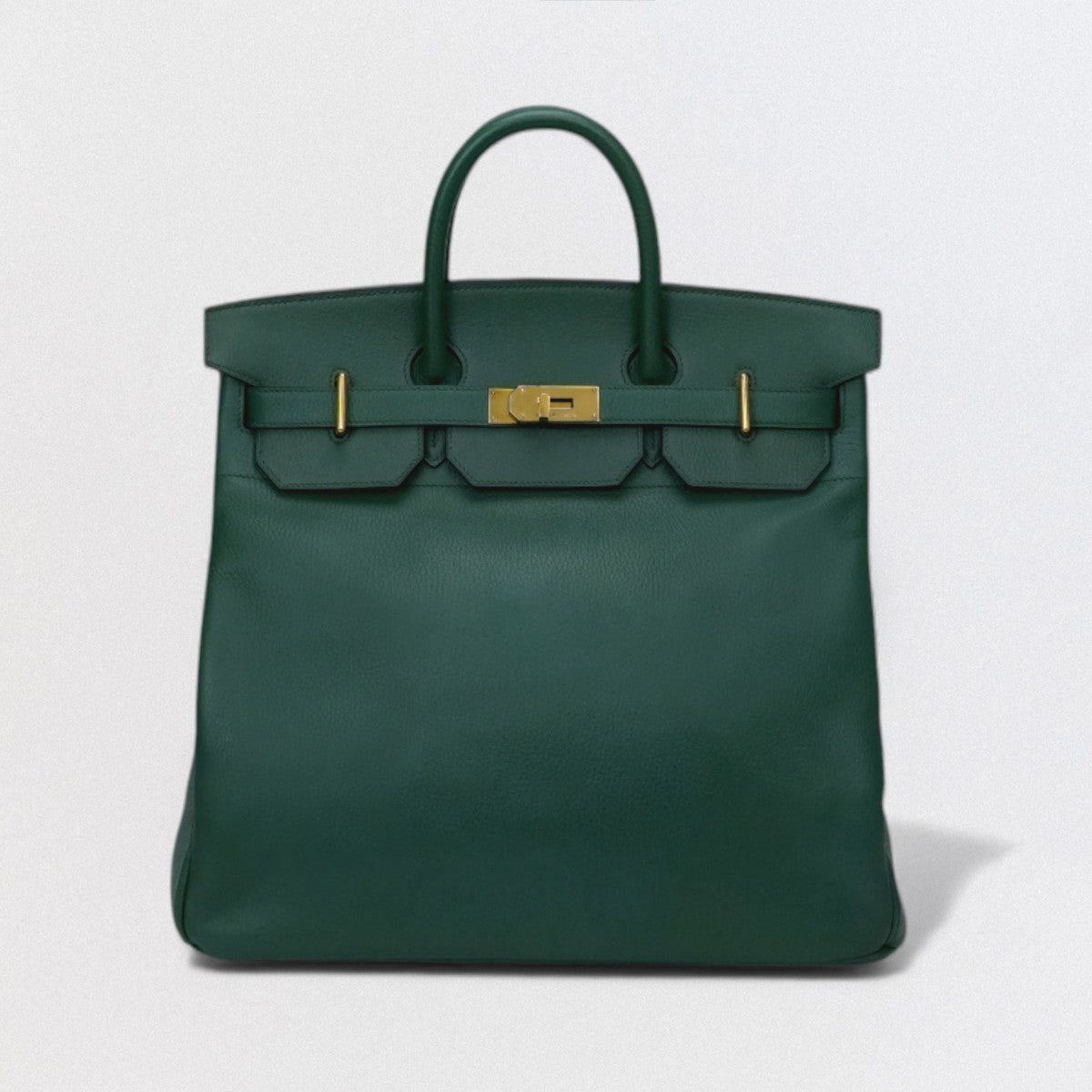 エルメス HERMES オータクロア40 オータクロア 40 バッグ トートバッグ アルデンヌ グリーン Green 緑 ゴールド金具 ハンドバッグ