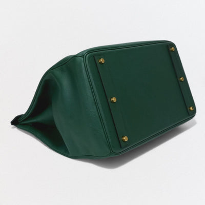 エルメス HERMES オータクロア40 オータクロア 40 バッグ トートバッグ アルデンヌ グリーン Green 緑 ゴールド金具 ハンドバッグ
