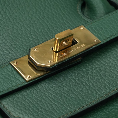 エルメス HERMES オータクロア40 オータクロア 40 バッグ トートバッグ アルデンヌ グリーン Green 緑 ゴールド金具 ハンドバッグ