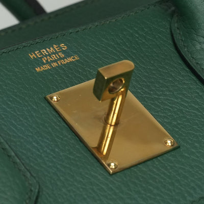 エルメス HERMES オータクロア40 オータクロア 40 バッグ トートバッグ アルデンヌ グリーン Green 緑 ゴールド金具 ハンドバッグ