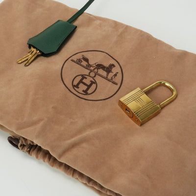 エルメス HERMES オータクロア40 オータクロア 40 バッグ トートバッグ アルデンヌ グリーン Green 緑 ゴールド金具 ハンドバッグ