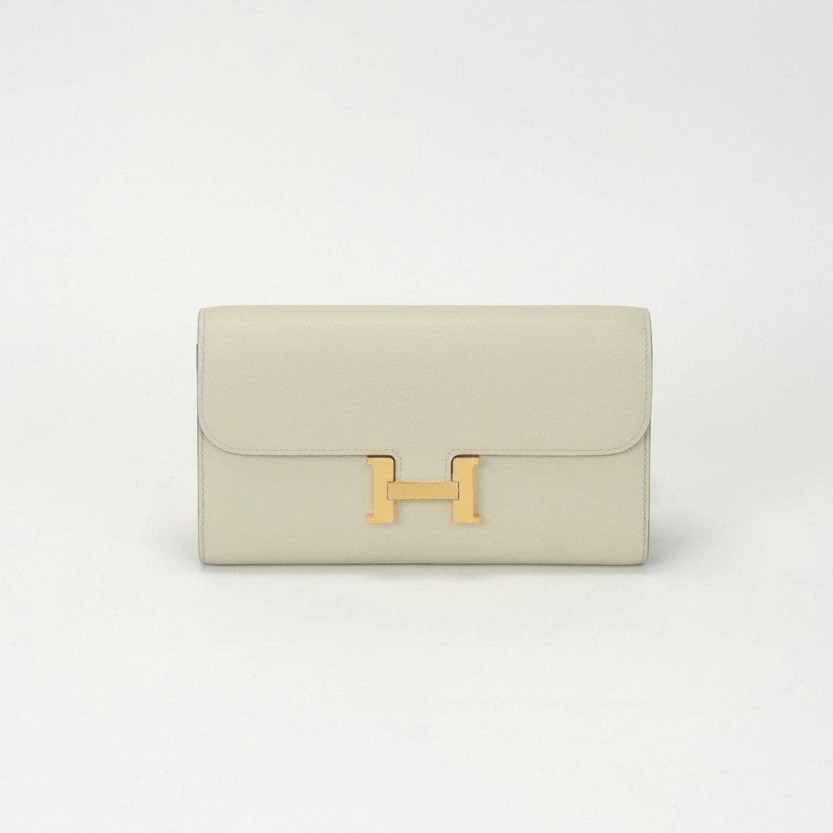 エルメス HERMES コンスタンスロングトゥーゴー コンスタンストゥーゴー 財布 長財布 ロングウォレット エバーカラー べトン ライトグレー ゴールド エヴァーカラー