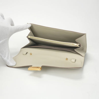 エルメス HERMES コンスタンスロングトゥーゴー コンスタンストゥーゴー 財布 長財布 ロングウォレット エバーカラー べトン ライトグレー ゴールド エヴァーカラー