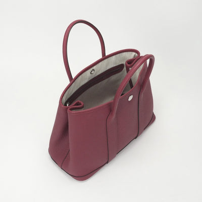 HERMES 爱马仕 Garden party TPM Garden party TPM Garden party 30 Garden party 包，手提袋，乡村胭脂灰，红色，红色，银色配件，手袋