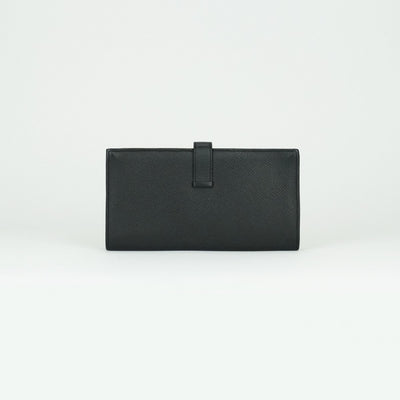 エルメス HERMES ベアンスフレ ベアン スフレ 財布 長財布 ロングウォレット エプソン ノワール ブラック 黒 ゴールド金具 ヴォーエプソン
