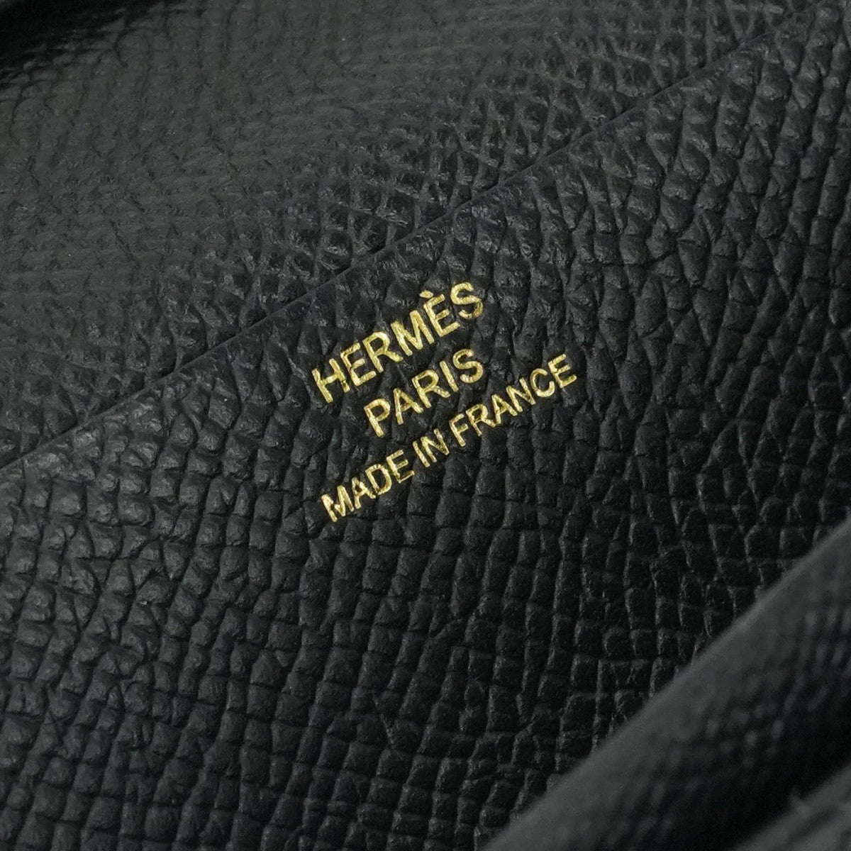 エルメス HERMES ベアンスフレ ベアン スフレ 財布 長財布 ロングウォレット エプソン ノワール ブラック 黒 ゴールド金具 ヴォーエプソン