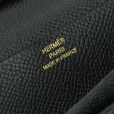 エルメス HERMES ベアンスフレ ベアン スフレ 財布 長財布 ロングウォレット エプソン ノワール ブラック 黒 ゴールド金具 ヴォーエプソン