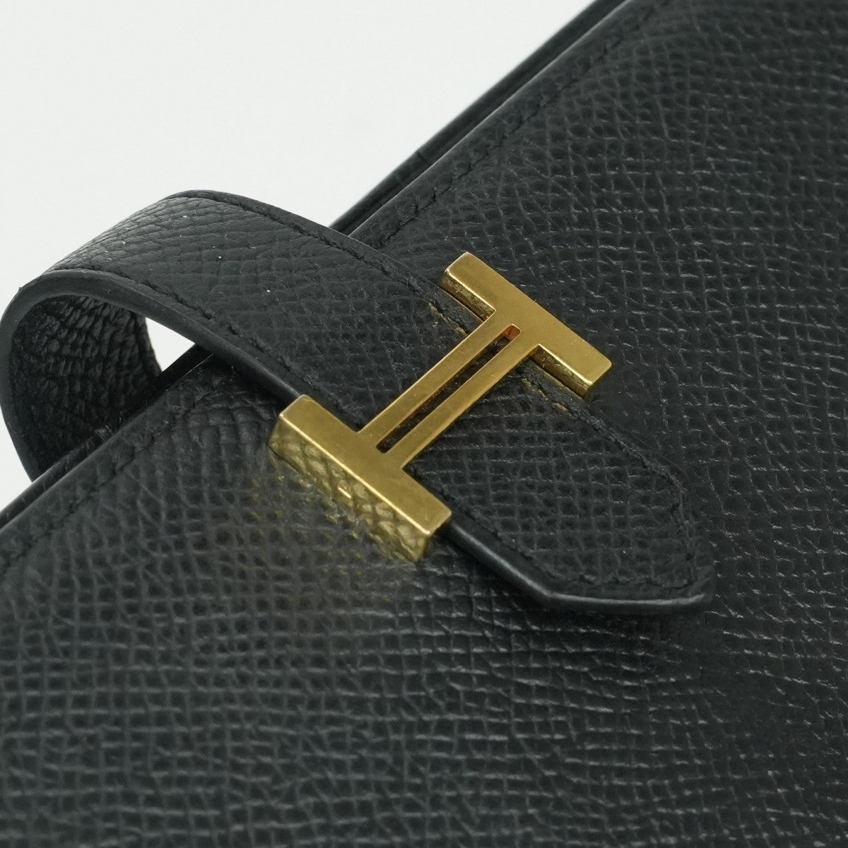 エルメス HERMES ベアンスフレ ベアン スフレ 財布 長財布 ロングウォレット エプソン ノワール ブラック 黒 ゴールド金具 ヴォーエプソン