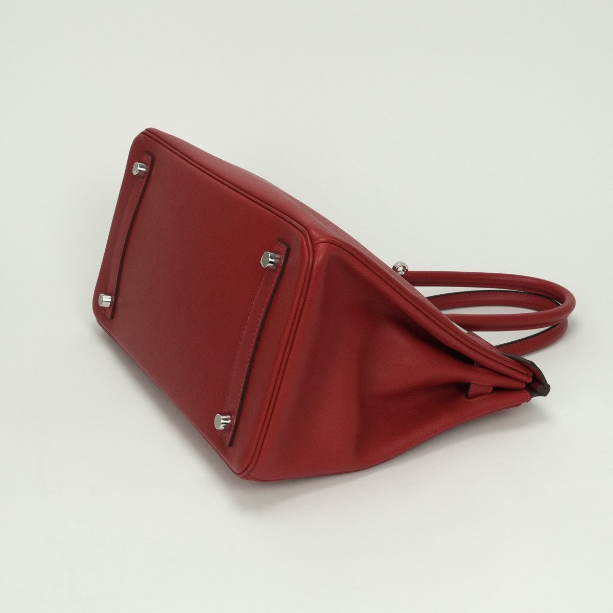 エルメス HERMES バーキン30 バーキン 30 バッグ トートバッグ エプソン ルージュカザック Rouge Casaque レッド red 赤 シルバー金具 ハンドバッグ