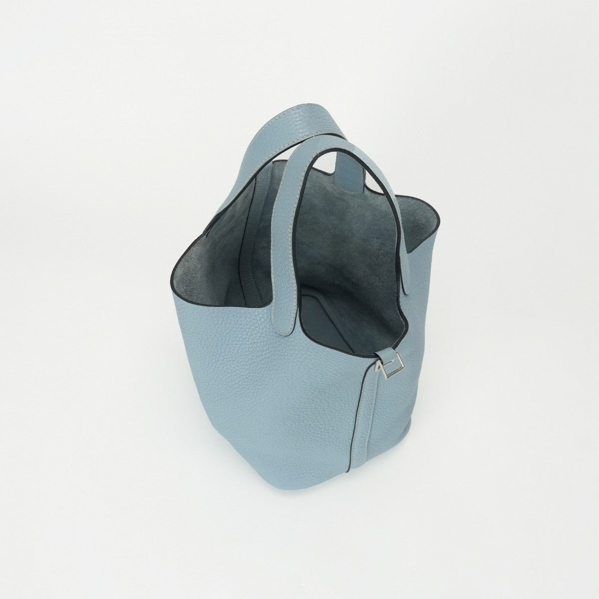 エルメス HERMES ピコタンロックPM ピコタンPM ピコタンロック18 ブルーリン バッグ トートバッグ トリヨンクレマンス ブルーラン ブルー 青 シルバー金具