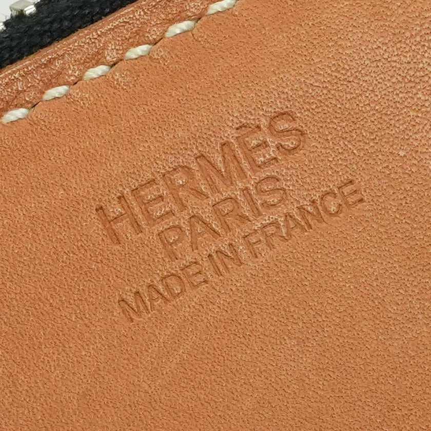 エルメス HERMES パリボンベイ40 パリボンベイ 40 バッグ トートバッグ ボックスカーフ ノワール ブラック 黒 シルバー金具