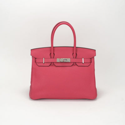 エルメス HERMES バーキン30 バーキン 30 バッグ トートバッグ トリヨンクレマンス ローズメキシコ ピンク シルバー金具 ハンドバッグ