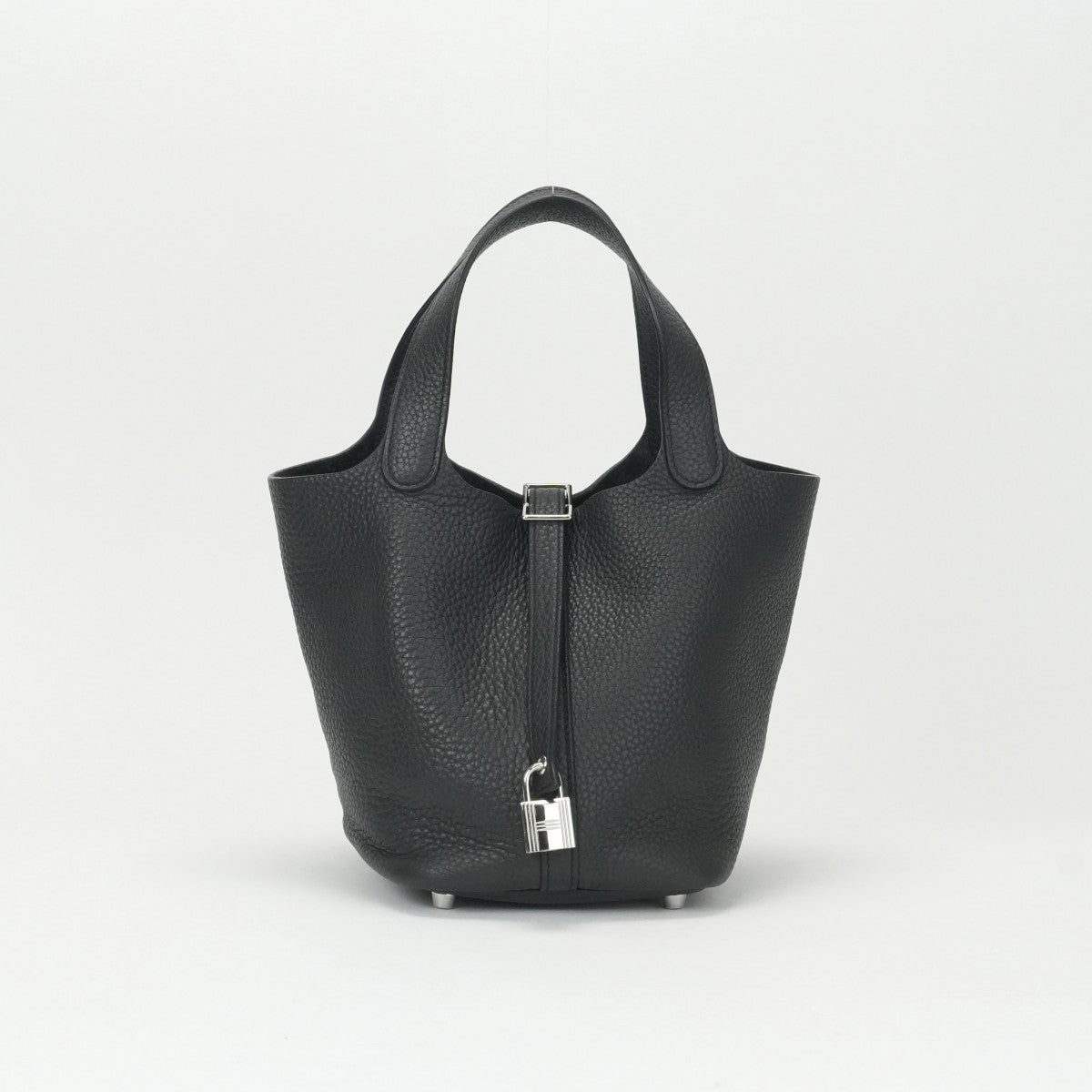 エルメス HERMES ピコタンロックPM ピコタンロック PM ピコタンPM ピコタンロック18 バッグ トートバッグ トリヨンクレマンス ノワール ブラック 黒 シルバー金具