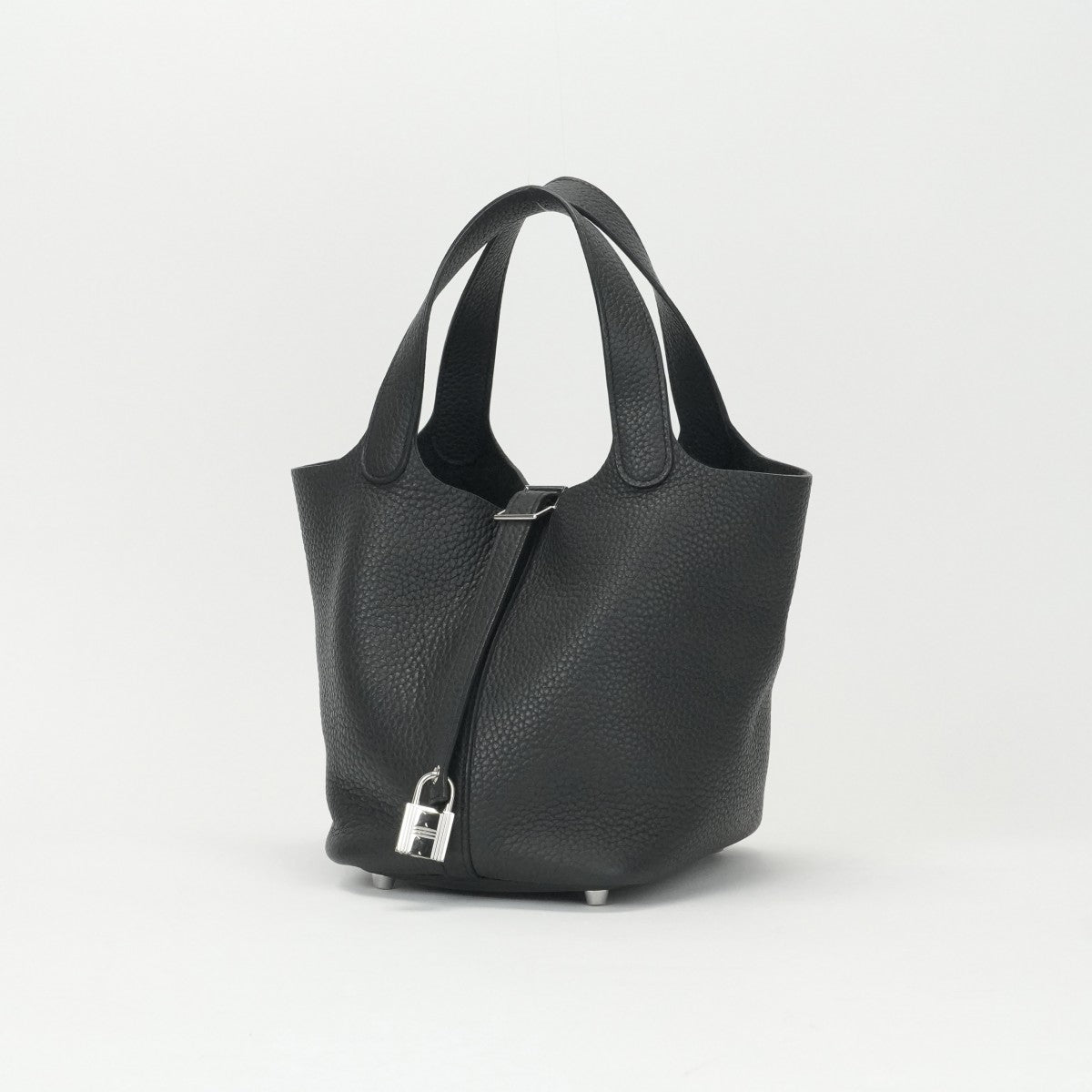 エルメス HERMES ピコタンロックPM ピコタンロック PM ピコタンPM ピコタンロック18 バッグ トートバッグ トリヨンクレマンス ノワール ブラック 黒 シルバー金具