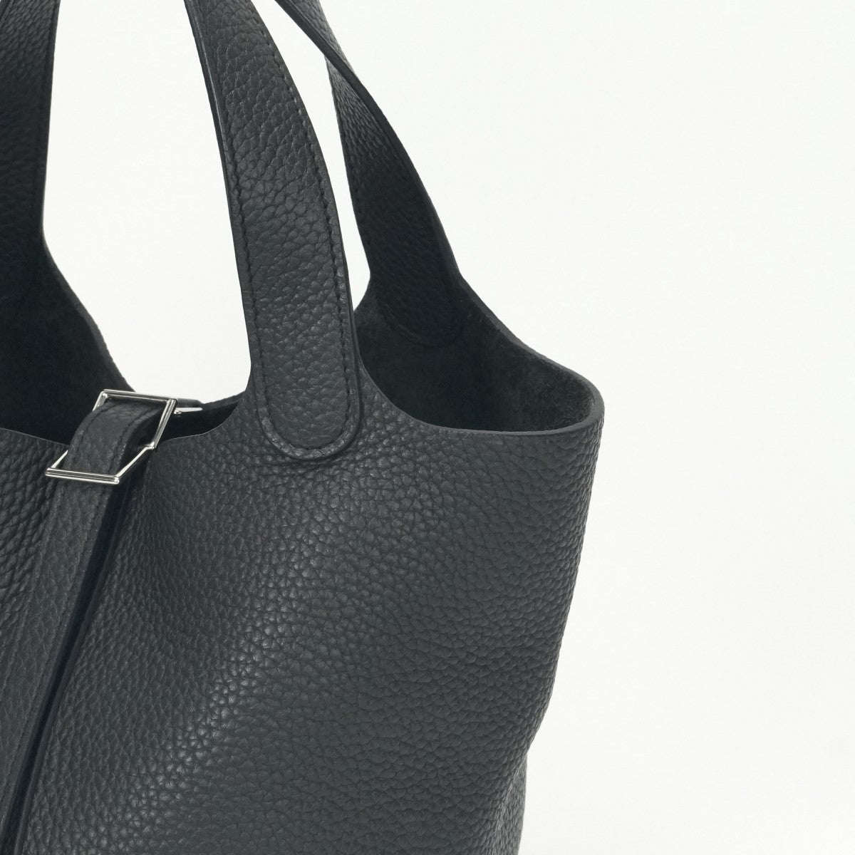 エルメス HERMES ピコタンロックPM ピコタンロック PM ピコタンPM ピコタンロック18 バッグ トートバッグ トリヨンクレマンス ノワール ブラック 黒 シルバー金具