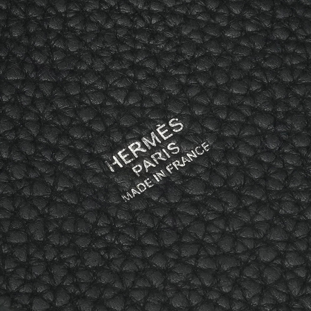 エルメス HERMES ピコタンロックPM ピコタンロック PM ピコタンPM ピコタンロック18 バッグ トートバッグ トリヨンクレマンス ノワール ブラック 黒 シルバー金具