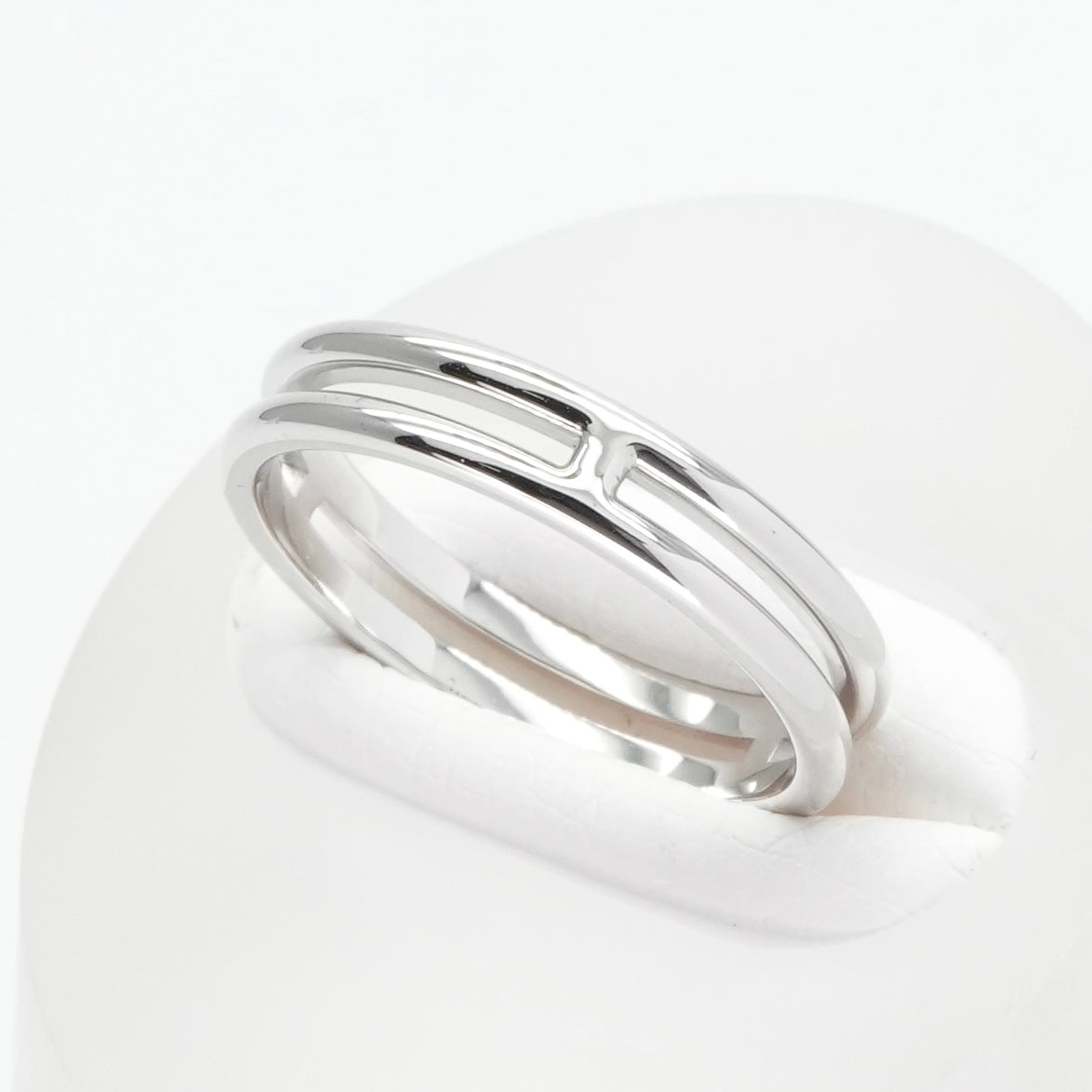 HERMES HERMES Wedding Ring Arianne Ring 750WG Silver Wedding Ring Marriage Ring White Gold