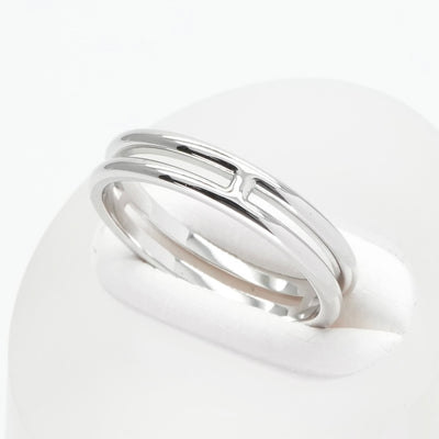 HERMES HERMES Wedding Ring Arianne Ring 750WG Silver Wedding Ring Marriage Ring White Gold