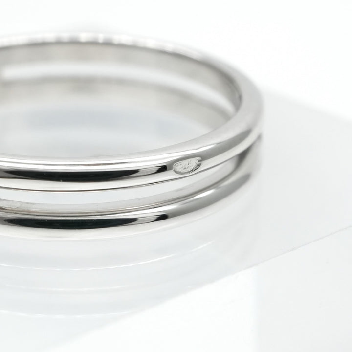 ★HERMÈS★ エルメス アリアンヌ 結婚指輪セット 750WG 定価35万 エルメス HERMES ウェディングリング アリアンヌ リング 指輪