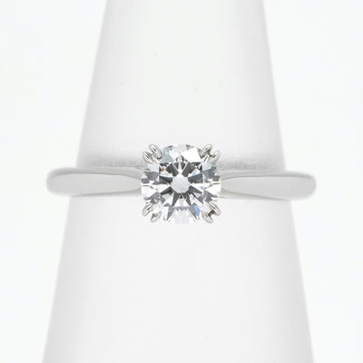 HARRY WINSTON 哈利·温斯顿圆形切割纸牌圈圆形切割纸牌圈纸牌纸牌订婚戒指pt950银钻石戒指订婚戒指铂金