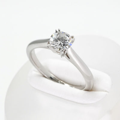 HARRY WINSTON 哈利·温斯顿圆形切割纸牌圈圆形切割纸牌圈纸牌纸牌订婚戒指pt950银钻石戒指订婚戒指铂金