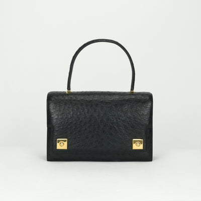 エルメス HERMES ピアノ ピアノ 25 バッグ トートバッグ ノワール ブラック 黒 ゴールド金具