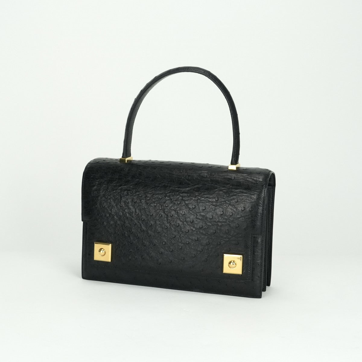 エルメス HERMES ピアノ ピアノ 25 バッグ トートバッグ ノワール ブラック 黒 ゴールド金具