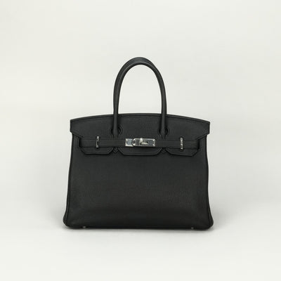 エルメス HERMES バーキン30 バーキン 30 バッグ トートバッグ トゴ ノワール ブラック 黒 シルバー金具