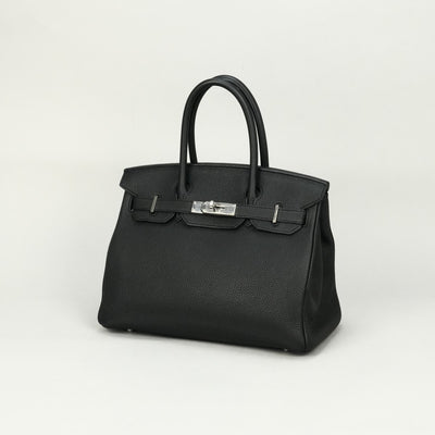 エルメス HERMES バーキン30 バーキン 30 バッグ トートバッグ トゴ ノワール ブラック 黒 シルバー金具