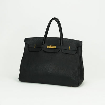 HERMES HERMES Birkin 40 Birkin 40 Tote bag Togo Noir Black Gold hardware