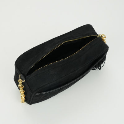 CHANEL CHANEL Mademoiselle Bag Shoulder Bag Suede Leather Black Black Gold Hardware Chain Shoulder Bag