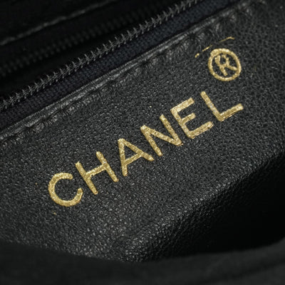 CHANEL CHANEL Mademoiselle Bag Shoulder Bag Suede Leather Black Black Gold Hardware Chain Shoulder Bag