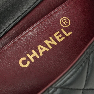CHANEL CHANEL Matelass? Bag, Tote Bag, Lambskin, Black, Black, Gold Hardware, Mini Handbag, Top Handle
