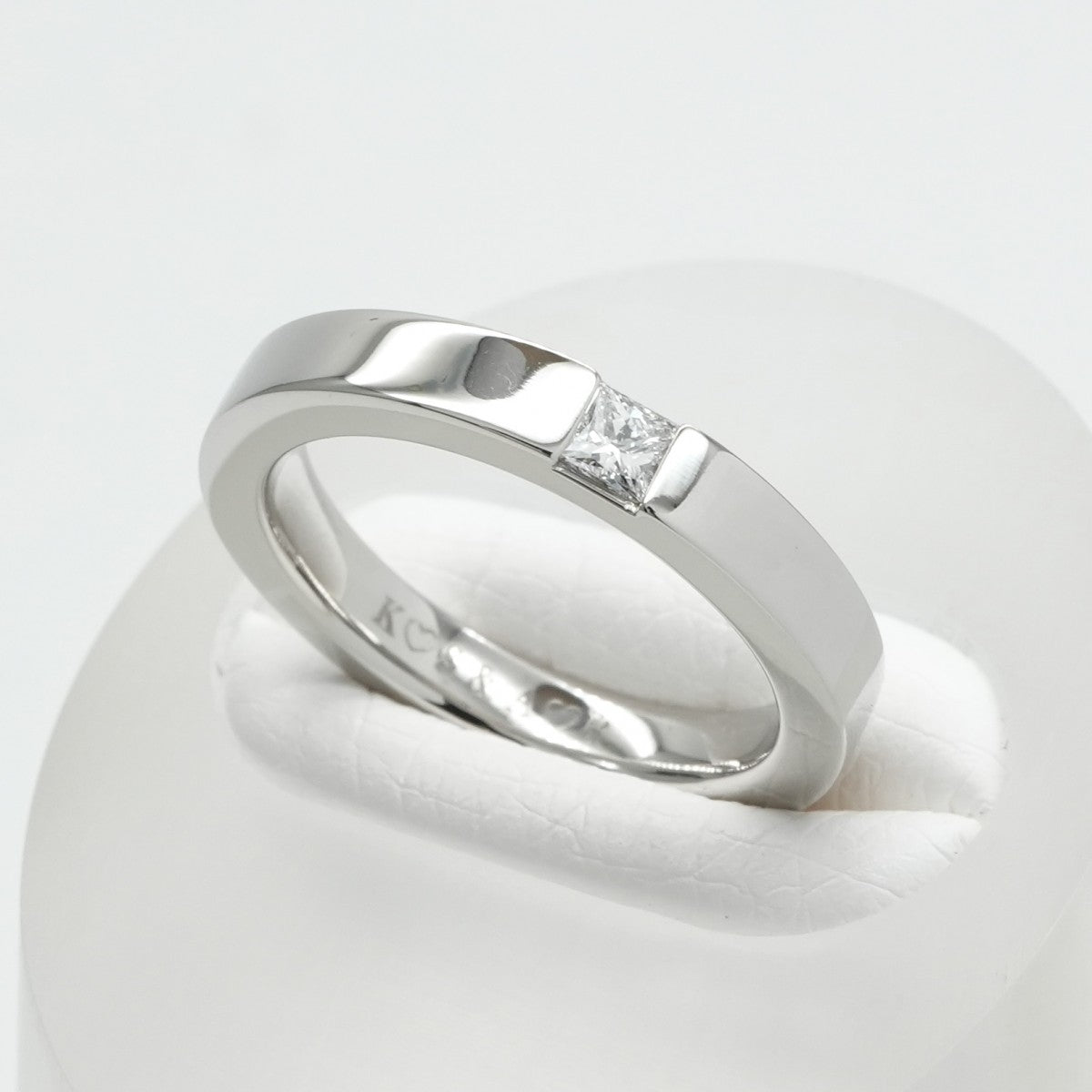 HARRY WINSTON HARRY WINSTON Princess Cut Marriage Ring Princess Cut Marriage Ring Classic Diamond Band Ring Ring Pt950 Silver Wedding Ring Marriage Ring Platinum Diamond