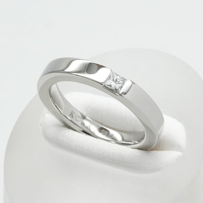HARRY WINSTON HARRY WINSTON Princess Cut Marriage Ring Princess Cut Marriage Ring Classic Diamond Band Ring Ring Pt950 Silver Wedding Ring Marriage Ring Platinum Diamond