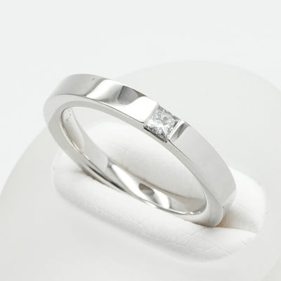 HARRY WINSTON HARRY WINSTON Princess Cut Marriage Ring Princess Cut Marriage Ring Classic Diamond Band Ring Ring Pt950 Silver Wedding Ring Marriage Ring Platinum Diamond