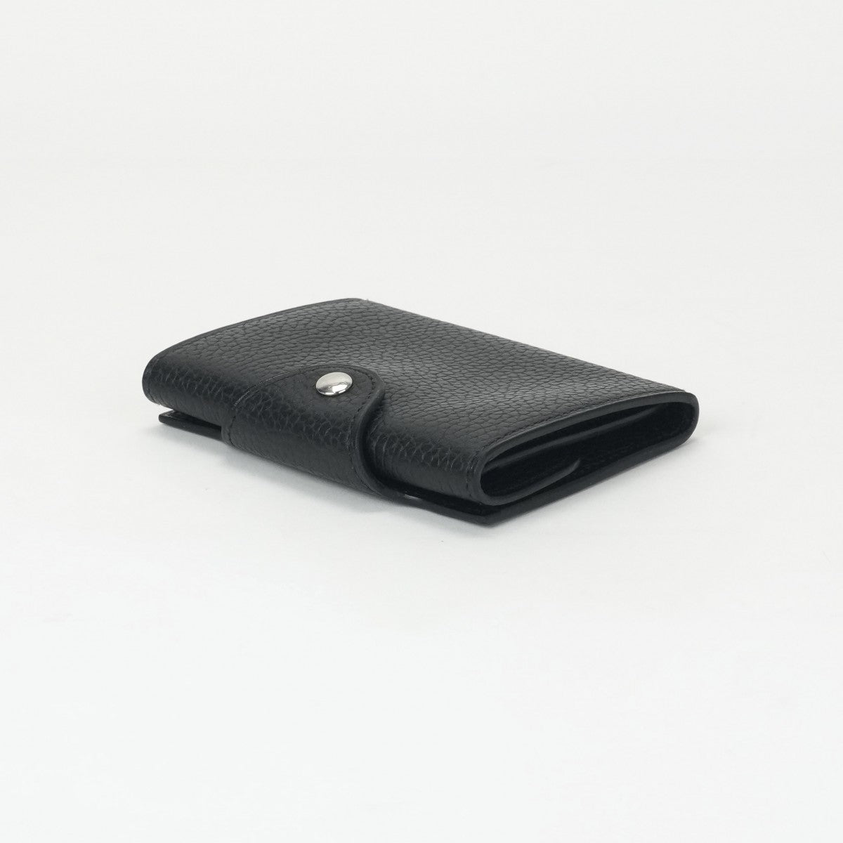 HERMES HERMES Iliad Wallet, Bifold Wallet, Mini Wallet, Mini Wallet, Gallop de Noir, Black, Silver Fittings