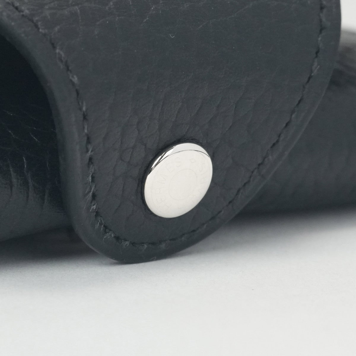 HERMES HERMES Iliad Wallet, Bifold Wallet, Mini Wallet, Mini Wallet, Gallop de Noir, Black, Silver Fittings
