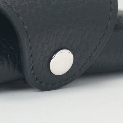 HERMES HERMES Iliad Wallet, Bifold Wallet, Mini Wallet, Mini Wallet, Gallop de Noir, Black, Silver Fittings