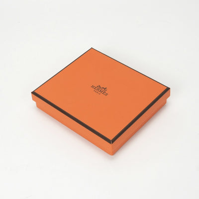 HERMES 爱马仕 Iliad 钱包，比福尔德钱包，迷你钱包，迷你钱包，疾驰，黑色，银色配件