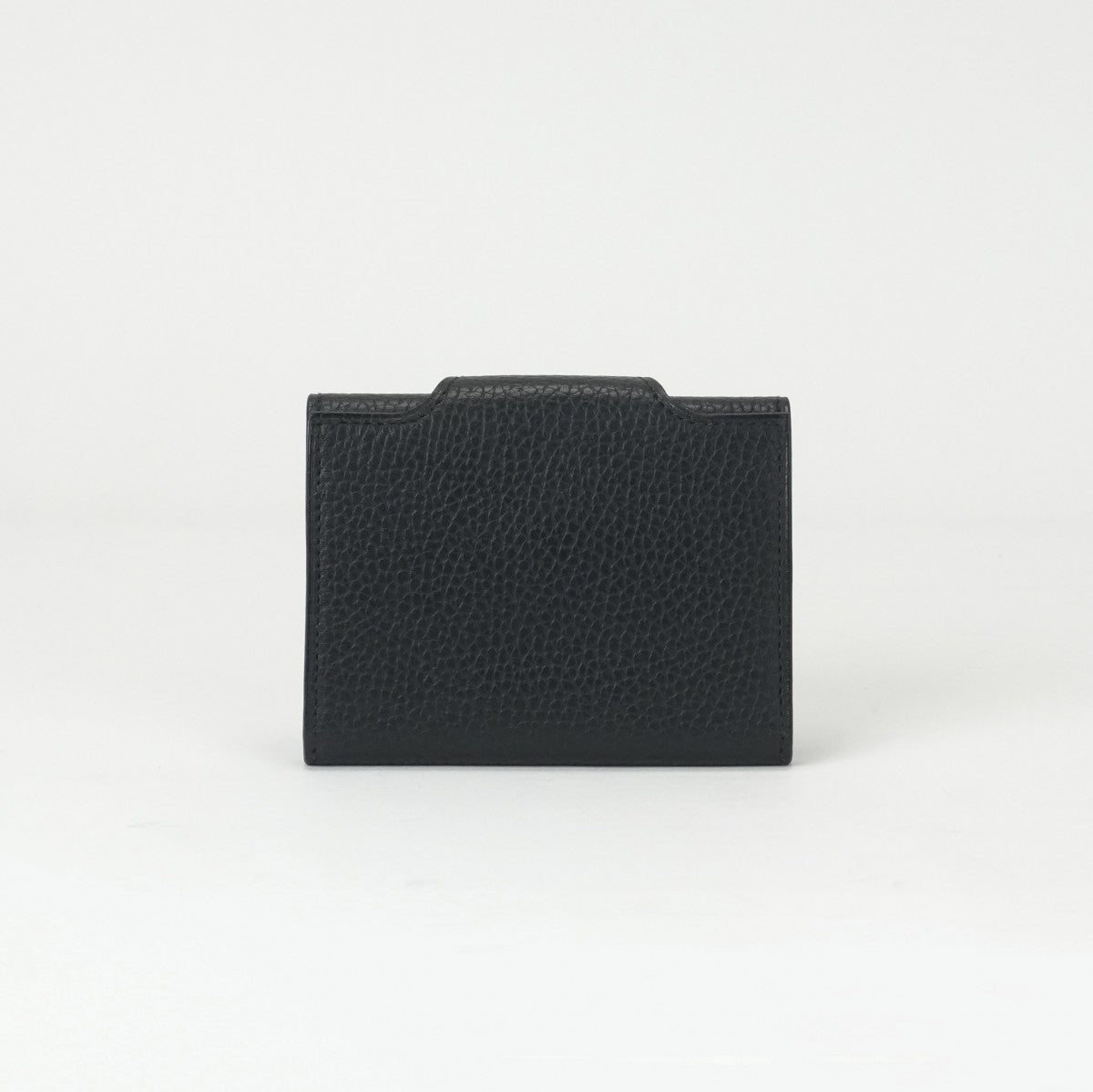 エルメス HERMES イリアード 財布 二つ折り財布 ミニ財布 ミニウォレット ギャロップ ドゥ ノワール ブラック 黒 シルバー金具