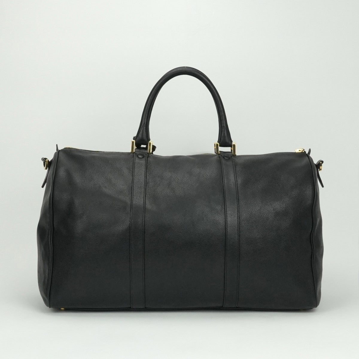 シャネル CHANEL バッグ ボストンバッグ キャビアスキン ブラック Black 黒 ゴールド金具